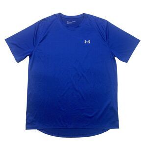 Under Armour Vent 2.0 T Shirt Mens XL Extra Large Ocean Blue Loose Short Sleeve